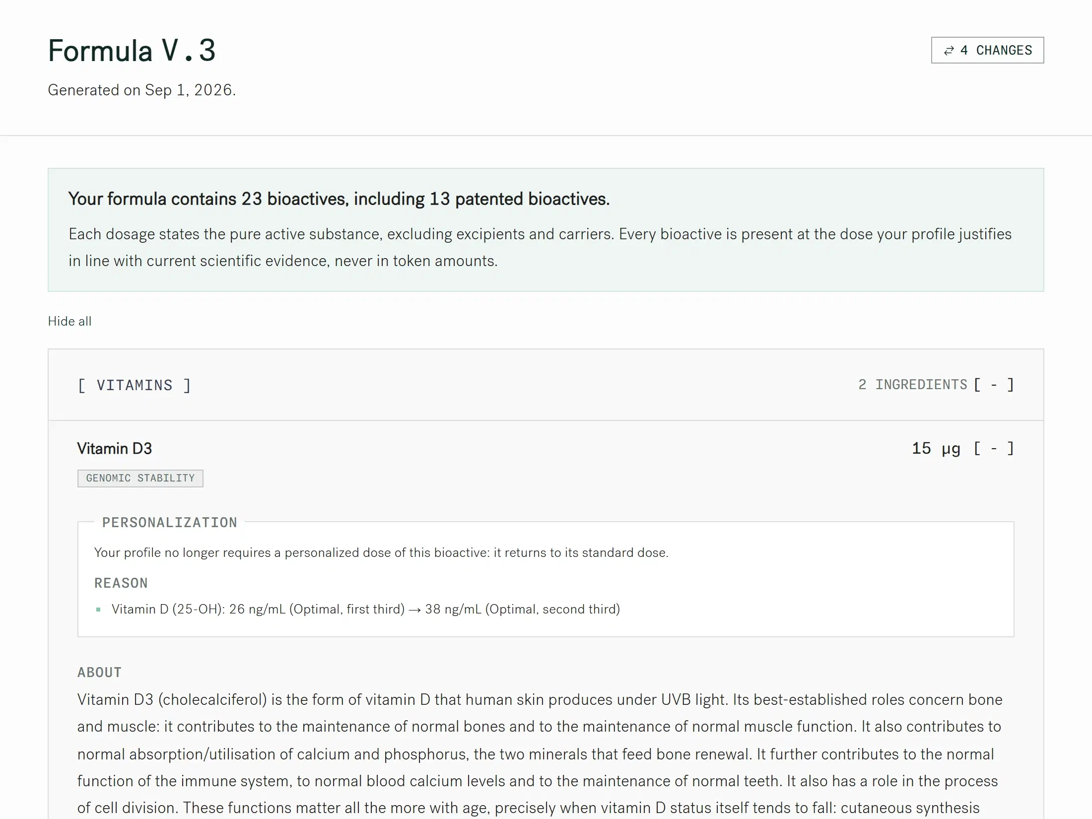 Preview of the shared view